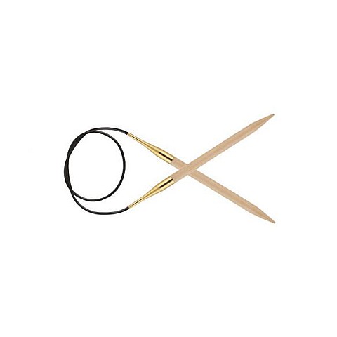 100cm KnitPro's Basix Birch circular needles